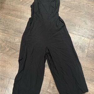 Black linen old navy jumpsuit